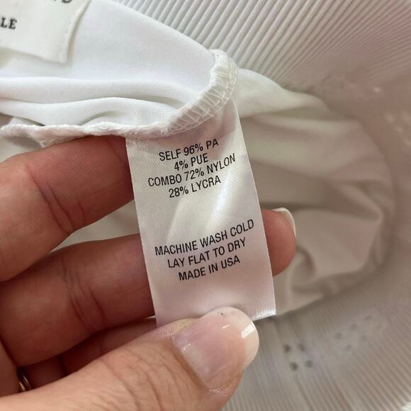 Veronica Beard L’etoile Sport White Eyelet Pointelle Knit Athletic Tennis Skort - Picture 8 of 10